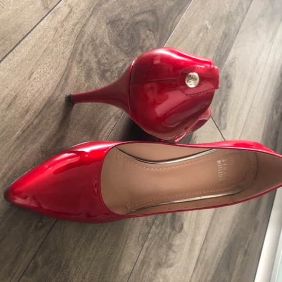 Stuart Weitzman Red Heels - Picture 2 of 2